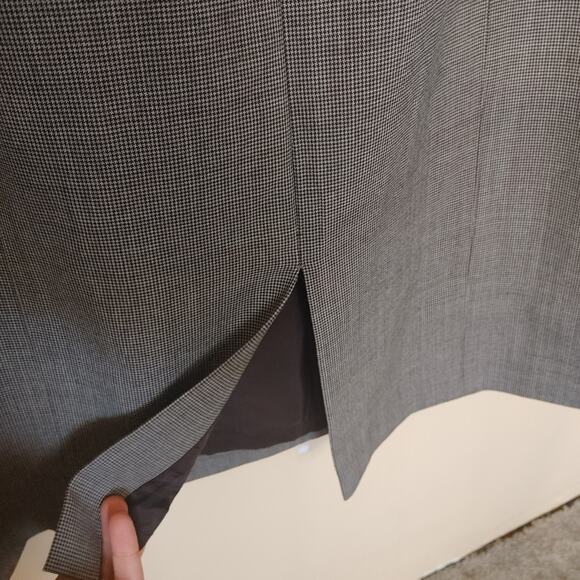 Tahari Arthur S. Levine Y2K Career SIze 16 Brown White Professional Career Dress - Picture 10 of 11